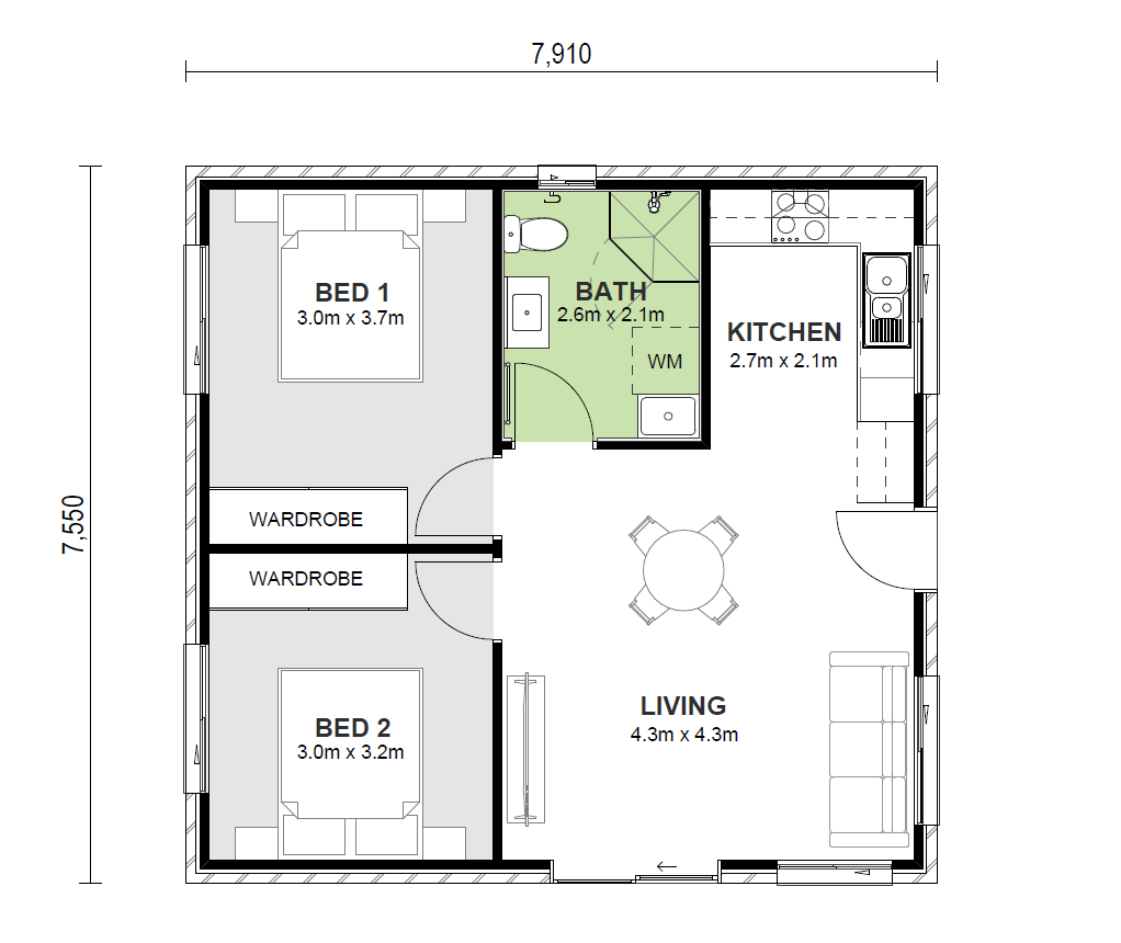 floorplan of Prelude