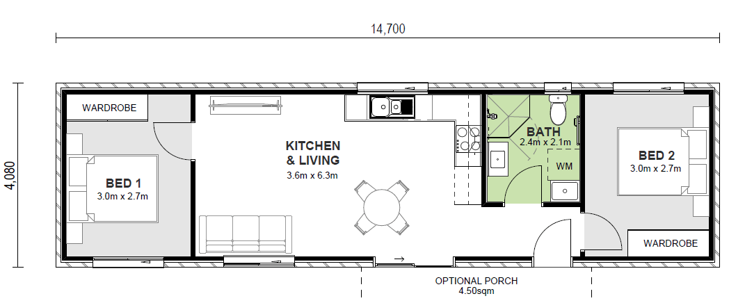 floorplan of Sparrow