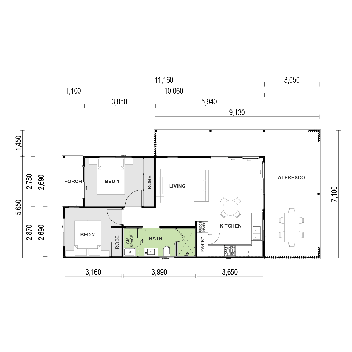 floorplan of Strathfield 21