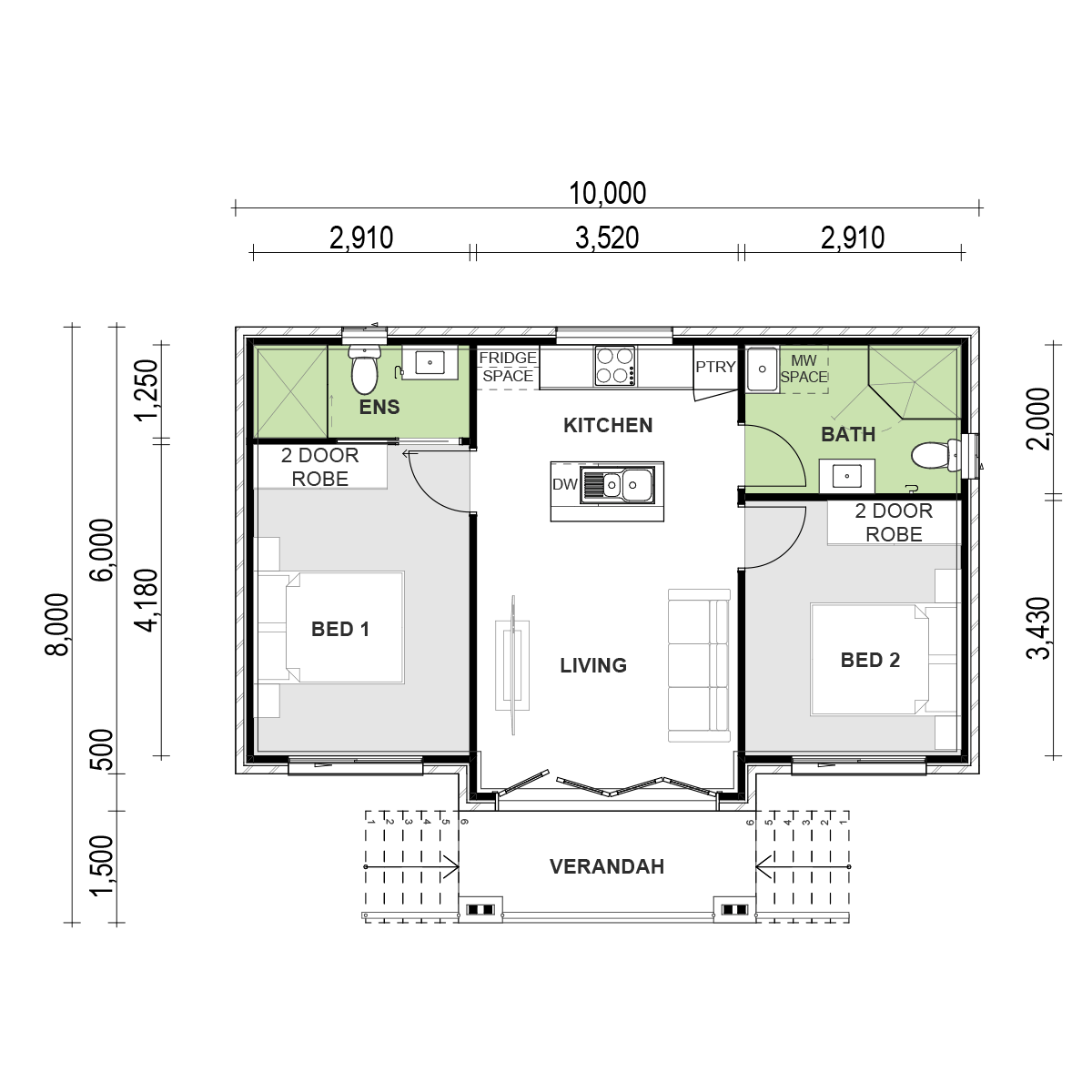 floorplan of Warrawee 21